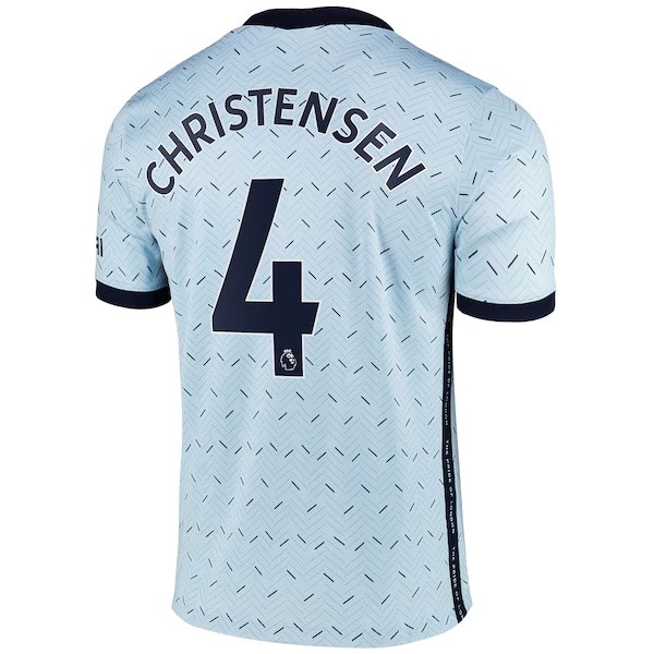Maillot Football Chelsea NO.4 Christensen Exterieur 2020-21 Bleu
